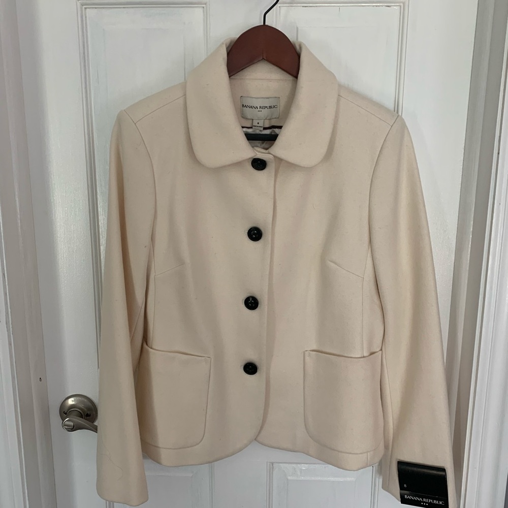 NWT Banana Republic Cream Jacket